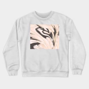 Pastel marble - blush pink Crewneck Sweatshirt